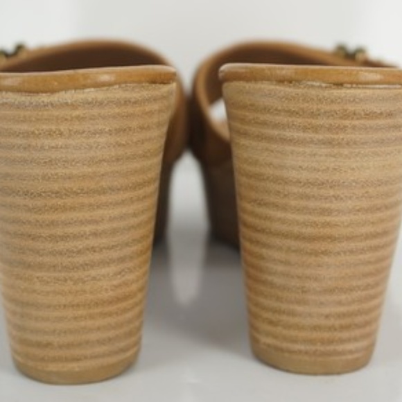 SOLD Tory Burch Elina Stacked Platform Slide Wedge - Picture 4 of 6